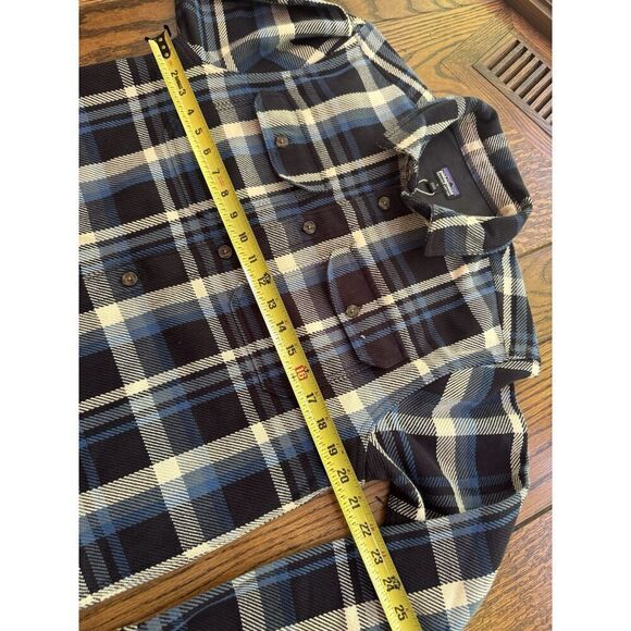 Patagonia Men's Fjord Loft Shirt Coastal Sunset Blue Organic Cotton NWOT Small - Picture 4 of 5